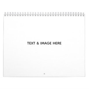 Calendario Crea tu propio blanco