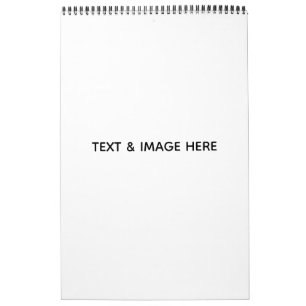 Calendario Crea tu propio blanco