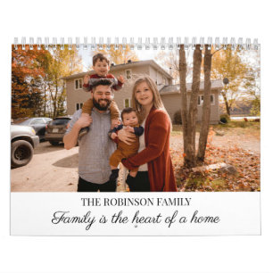 Calendario Crea tus propias fotos familiares personalizadas