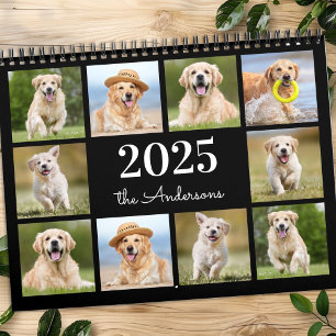 Calendario Crear año tu propio perro familiar foto personaliz