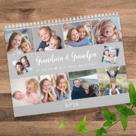 Calendario Crear su propia familia de fotos Guión moderno 202