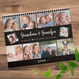 Calendario Crear su propia familia de fotos Guión moderno 202