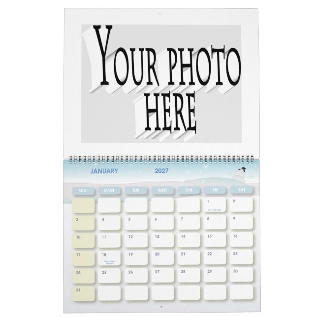 CALENDARIO CREAR SU PROPIA FOTO (Jan 2027)