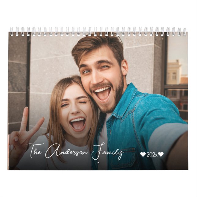 Calendario Crear su propia foto familiar de Personalizados (Tapa)
