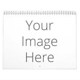 Calendario Crear su propia página, medio y blanco