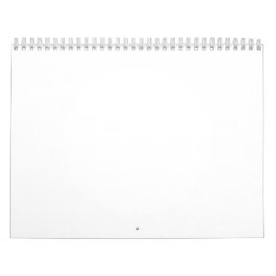 Calendario Crear su propio blanco personalizable