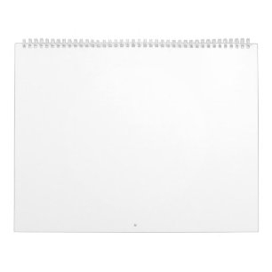 Calendario Crear su propio blanco personalizable