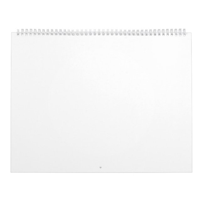 Calendario Crear su propio blanco personalizable (Tapa)