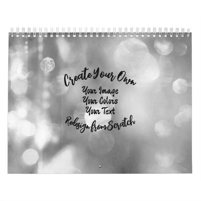 Calendario Crear su propio color/diseño Personalizado (Tapa)