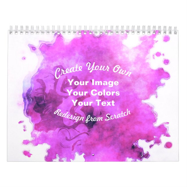 Calendario Crear su propio diseño personalizado (Tapa)