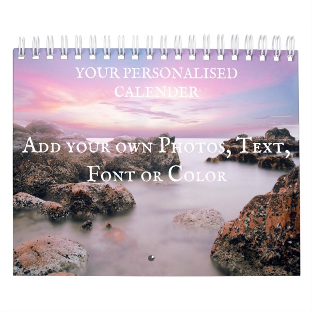 Calendario Crear su propio personal (Tapa)