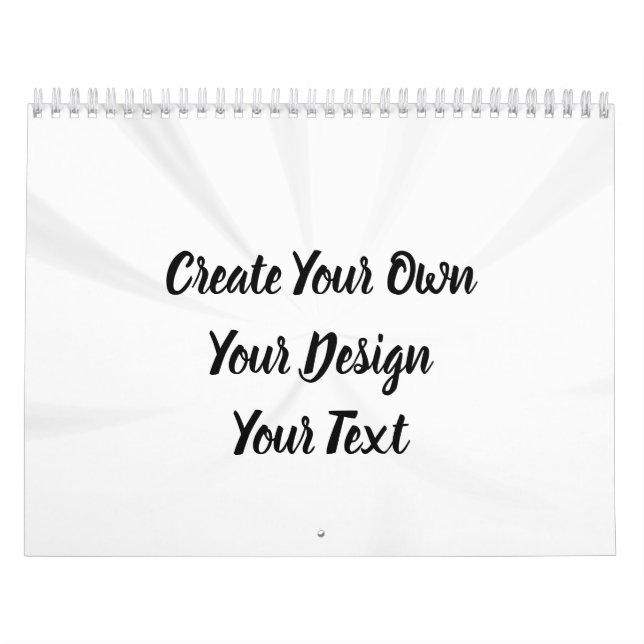 Calendario Crear su propio personal (Tapa)