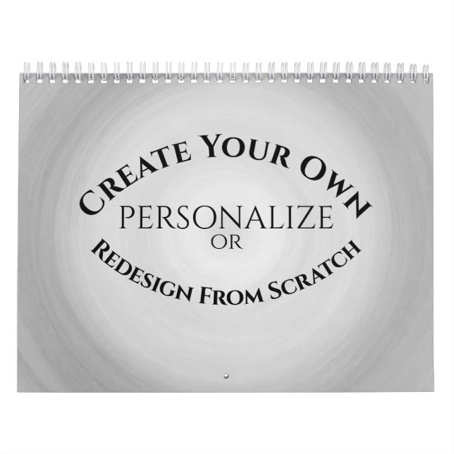 Calendario Crear su propio Personalizado (Tapa)