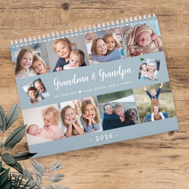 Calendario Create Your Own Photo Family Modern Script 2026 (Subido por el creador)