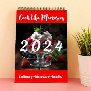 Calendario cree su propia receta personal 2024