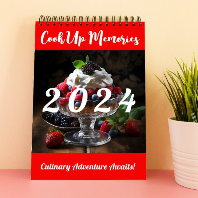 Calendario cree su propia receta personal 2024 (Subido por el creador)