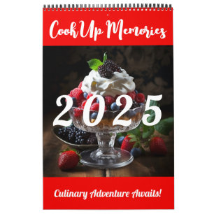 Calendario cree su propia receta personal 2025