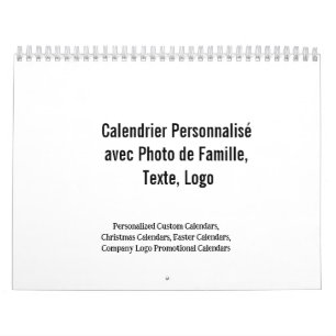 Calendario Créez Votre Propre Calendrier Personnalisé Famille