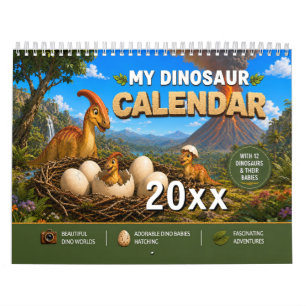 Calendario Crías de Dinosaurios Eclosionando – Mundo Prehistó