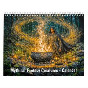 Calendario Criaturas Fantásticas Mitológicas
