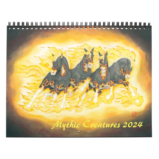 Calendario Criaturas míticas 2023 (Tapa)