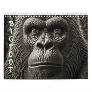 Calendario Criptilo de pie de página o de Sasquatch