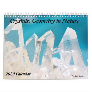 Calendario Cristales: Geometría en naturaleza