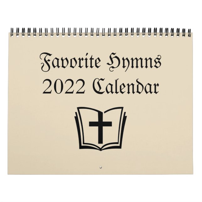 Calendario cristiano 2022 - Himnos favoritos (Tapa)