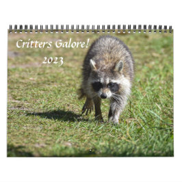 Calendario ¡Critters Galore!