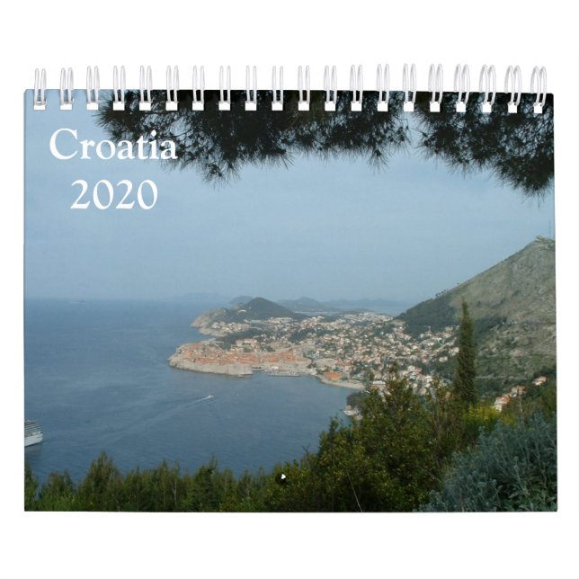 Calendario Croacia 2020 (Tapa)