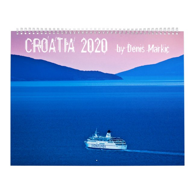Calendario Croacia 2020 por OKOmedia (Tapa)