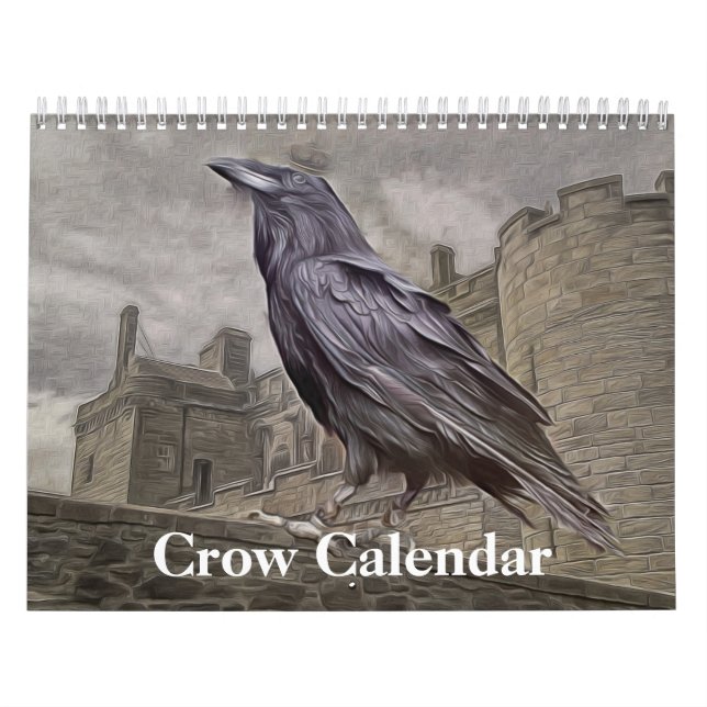 Calendario Crow Raven 2025 (Tapa)