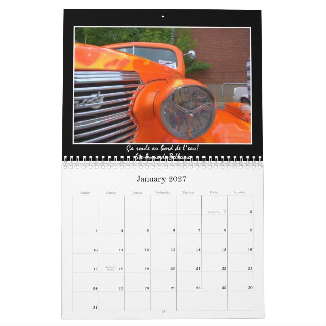 Calendario Cruzando el paseo marítimo, 2011 (Jan 2027)