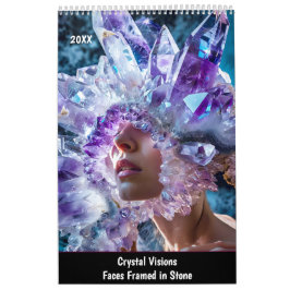 Calendario Crystal Visions – Faces Framed in Stone