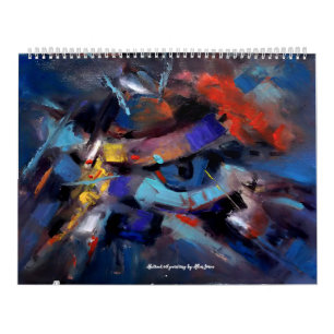 Calendario cuadros originales, objetos de colección