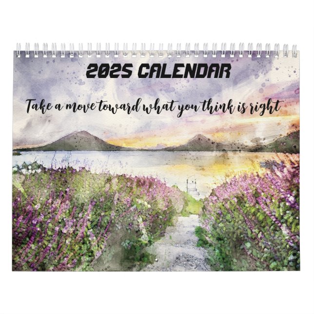 Calendario Cuatro estaciones de 2025 (Tapa)