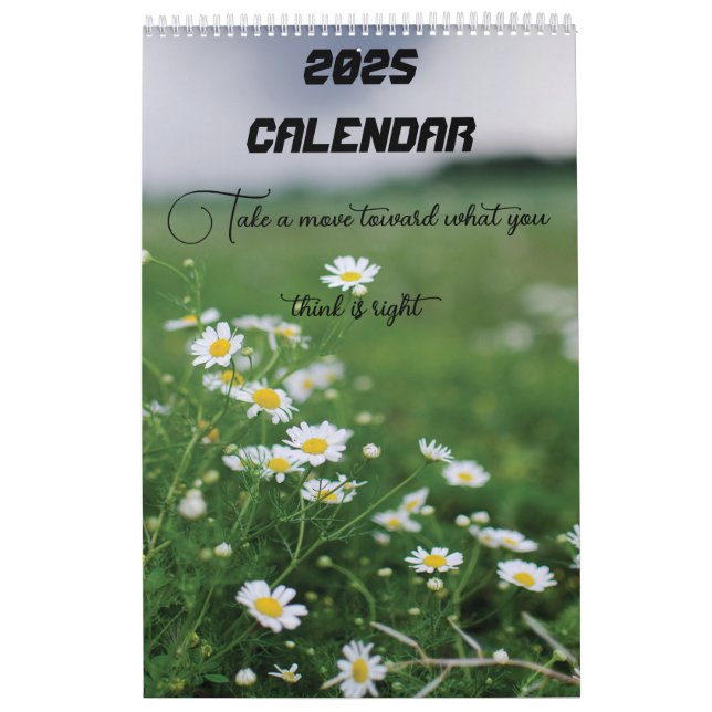 Calendario Cuatro estaciones de 2025 (Tapa)