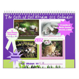 Calendario Cuatro estaciones de la sabiduría 101 del gato