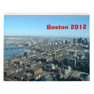 Calendario Cuatro estaciones en Boston - 2012