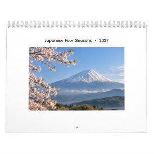 Calendario Cuatro Estaciones Japonesas 2027