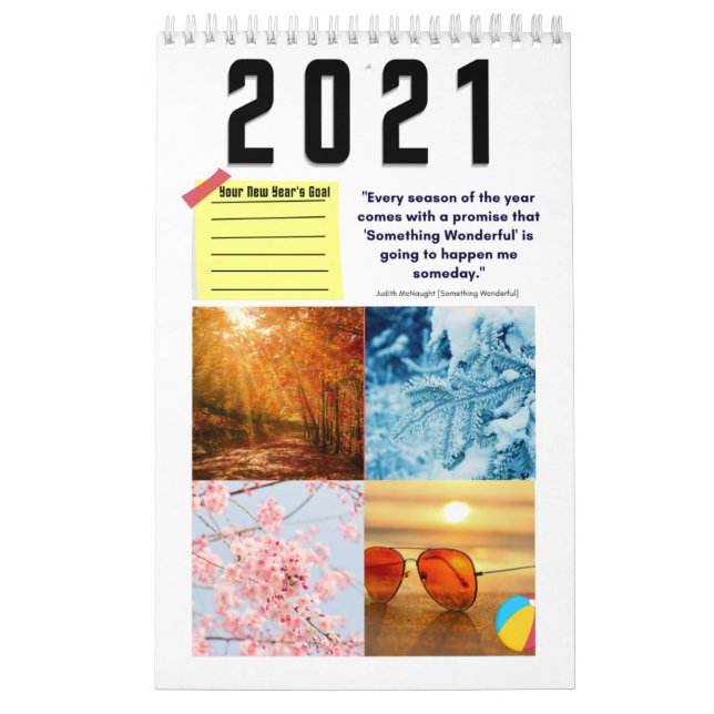 Calendario Cuatro temporadas: invierno, primavera, verano y o (Tapa)