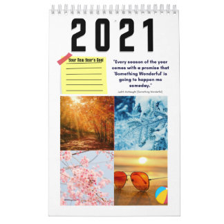 Calendario Cuatro temporadas: invierno, primavera, verano y o