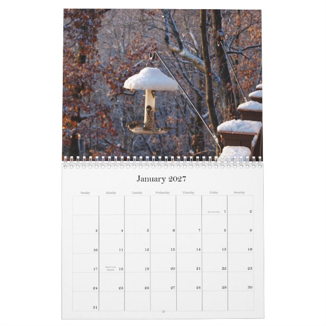 Calendario Cubierta, 2009 imágenes de la canoa grande (Jan 2027)