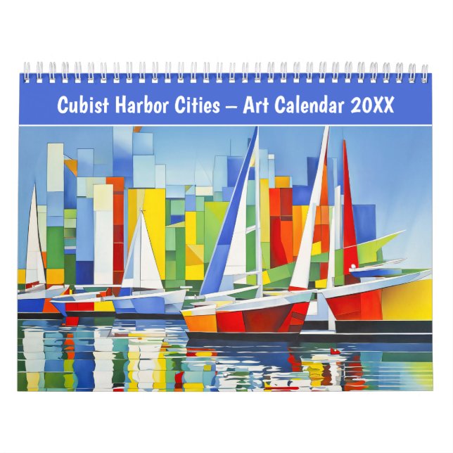 Calendario Cubist Harbor Cities – Art Calendar 2026 (Tapa)