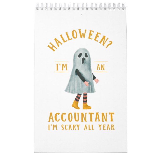 Calendario Cuenta Contable I_m Scary All Year CPA Halloween (Tapa)