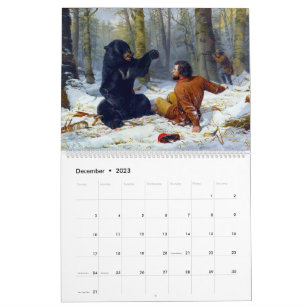 Calendario CuevaDeHombres Caza Naturaleza Desierto Deportes