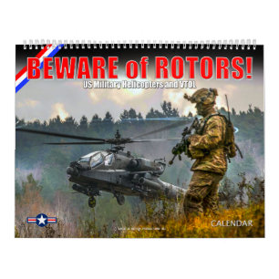 Calendario ¡CUIDADO con los ROTOR! Helicópteros y VTOL milita