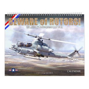 Calendario ¡CUIDADO con los ROTOR! Helicópteros y VTOL milita