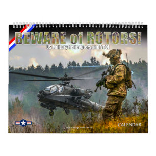 Calendario ¡CUIDADO con los ROTOR! Helicópteros y VTOL milita