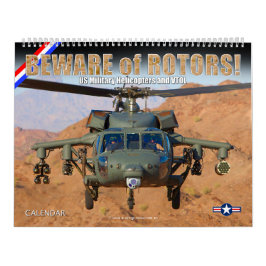 Calendario ¡CUIDADO con los ROTOR! Helicópteros y VTOL milita